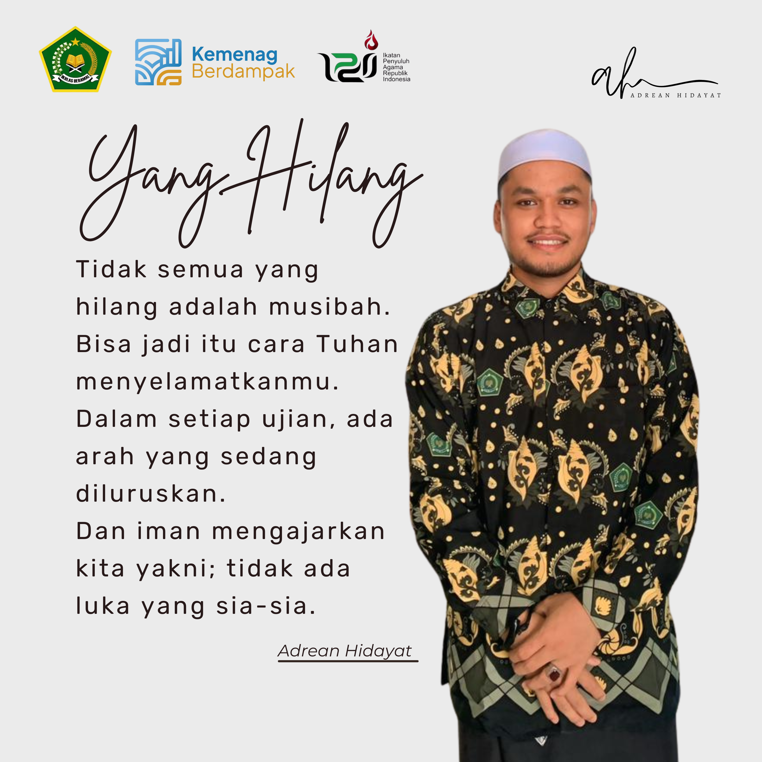 Tidak Semua yang Hilang Adalah Musibah: Catatan untuk Generasi yang Sedang Bertahan